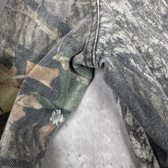 Wrangler Camo Jeans Men's 34x34 Green Mossy Oak Break Up Double Knee Straight - Picture 6 of 8